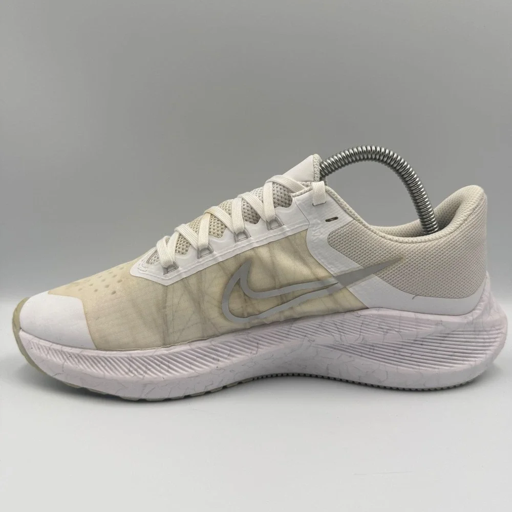Nike Zoom Winflo 8 Womens Size 9.5 Running Shoes CW3421-104 White Cream